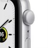 Apple Watch SE GPS 44mm Silver Aluminum Case with White Sport Band