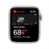 Apple Watch SE GPS 44mm Silver Aluminum Case with White Sport Band