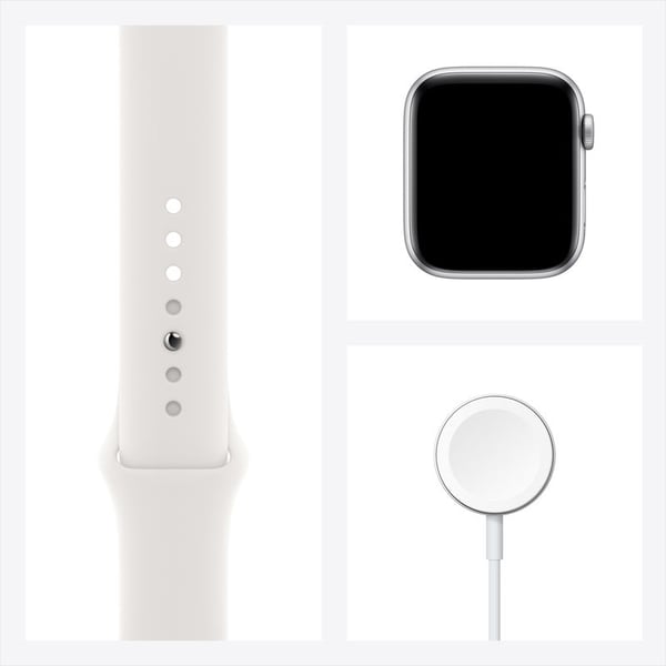 000000000001222477_8-1.jpeg Apple Watch SE GPS 44mm Silver Aluminum Case with White Sport Band