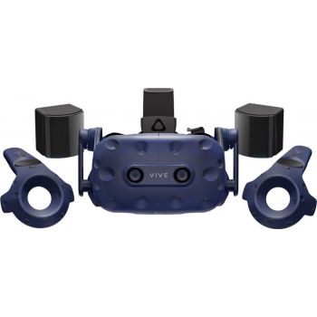 HTC Vive Pro 2.0 Controller & BaseStation Starter Edition, Virtual Reality System, Dual 3.5", 90Hz Amoled, 2x Vive Controllers, 2x Base Stations, 2880x1600 Resolution, Link Box | 99HANW001/ 99HASZ002