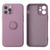 navor Phone Cover for iPhone 12 [6.1-inch], Shockproof Slim Cover with Ring Kickstand, Car Mount Feature Protective Case - Purple