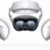 PICO 4 All-In-One VR Headset, 90Hz 4K+ Super-Vision Display, 6DOF Positioning System, 8GB + 128GB Storage, 360° Surround Stereo Speakers,BT & Wi-Fi 6 5GHz, 5300mAh Battery, White-Gray | PICO4-128