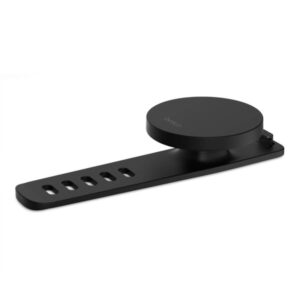 Belkin Magnetic Fitness Mount For Gym Equipment With 360-degrees Angle Compatible For Iphone 12 Series, Magnetic Mobile Phone Mount Holder, Handlebar Seamless Strap Suitable For Indoor Cycling, Treadmill, Spin Bike – Black