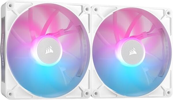 Corsair iCUE Link RX140 RGB 140mm Twin Starter Kit - White | CO-9051024-WW