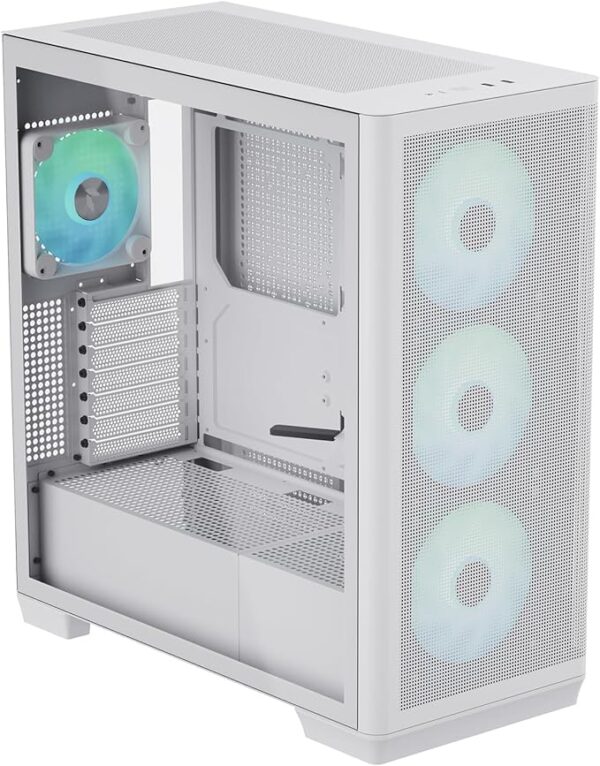 APNX C1-R Mid-Tower ATX Case - White