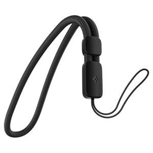 Spigen Universal Adjustable Hand Wrist Strap Phone Lanyard compatible with Apple Airpods Pro (2nd Generation) – Dark Black