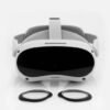 PICO 4 All-In-One VR Headset, 90Hz 4K+ Super-Vision Display, 6DOF Positioning System, 8GB + 128GB Storage, 360° Surround Stereo Speakers,BT & Wi-Fi 6 5GHz, 5300mAh Battery, White-Gray | PICO4-128