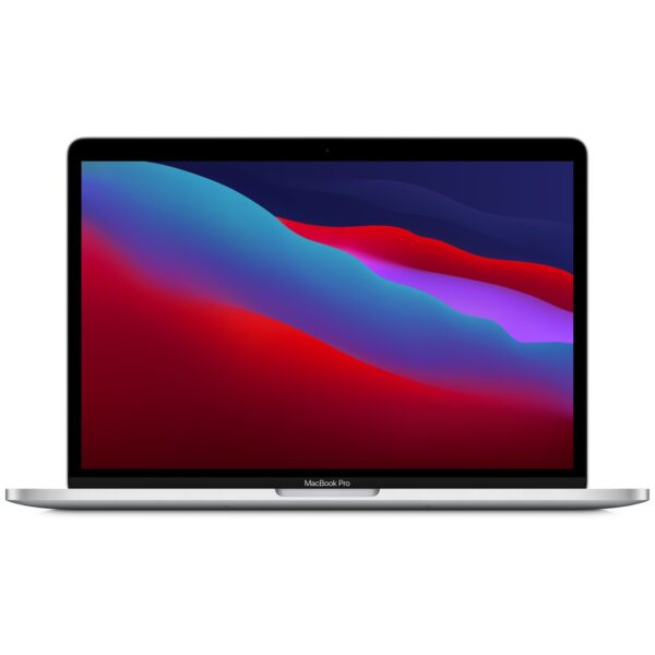 Apple MacBook Pro 13-inch (2020) – Apple M1 Chip / 8GB RAM / 256GB SSD / 8-core GPU / macOS Big Sur / English Keyboard / Silver / Middle East Version – [MYDA2ZS/A]