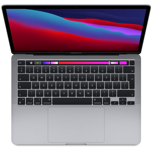 Apple MacBook Pro 13-inch (2020) – Apple M1 Chip / 8GB RAM / 256GB SSD / 8-core GPU / macOS Big Sur / English & Arabic Keyboard / Space Grey / Middle East Version – [MYD82AB/A]