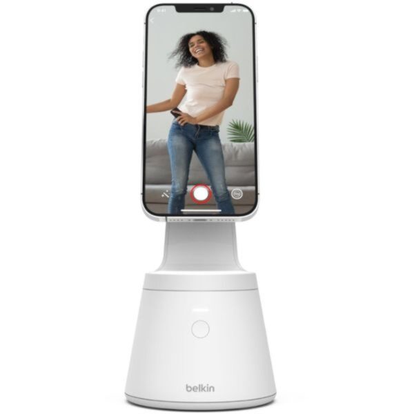 S100680299_6.jpeg Belkin Magnetic Phone Mount With Face Tracking White