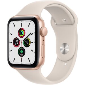 Apple Watch SE GPS 40mm Gold Aluminium Case Starlight Sport Band – Regular