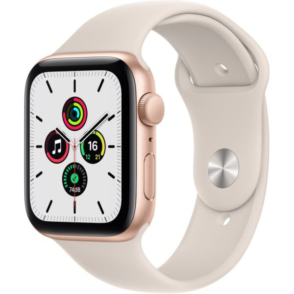 Apple Watch SE GPS 40mm Gold Aluminium Case Starlight Sport Band – Regular