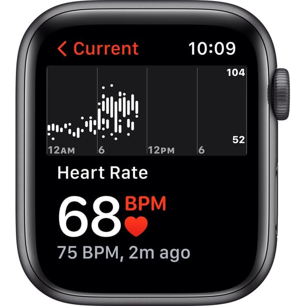 S100684181_4-1.jpeg Apple Watch SE GPS 40mm Space Grey Aluminium Case Midnight Sport Band – Regular