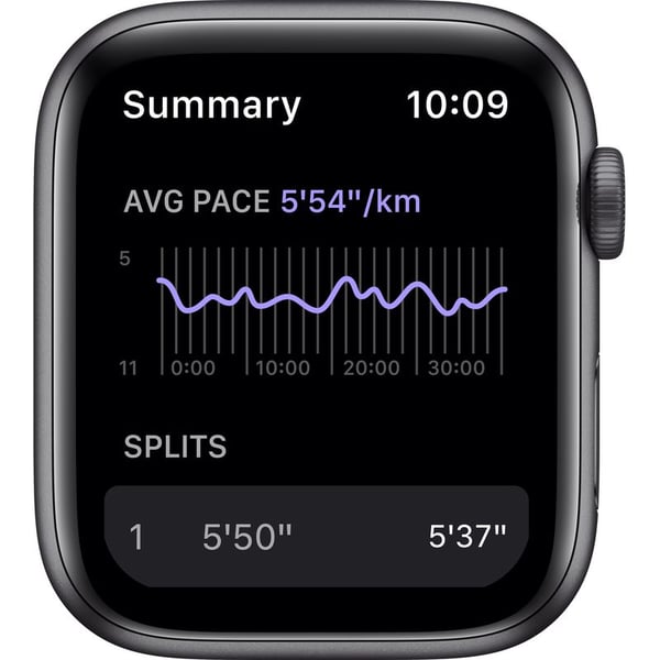 Apple Watch Nike SE GPS 40mm Space Grey Aluminium Case Anthracite/Black Nike Sport Band – Regular