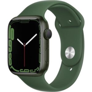 Apple Watch Series 7 GPS, 41mm Green Aluminium Case with Clover Sport Band
