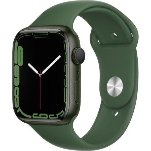 S100689170_1-1.jpeg Apple Watch Series 7 GPS, 41mm Green Aluminium Case with Clover Sport Band