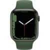 Apple Watch Series 7 GPS, 41mm Green Aluminium Case with Clover Sport Band
