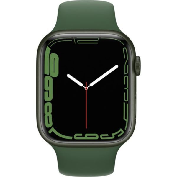 S100689170_2-1.jpeg Apple Watch Series 7 GPS, 41mm Green Aluminium Case with Clover Sport Band