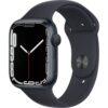 Apple Watch Series 7 GPS, 45mm Midnight Aluminium Case with Midnight Sport Band