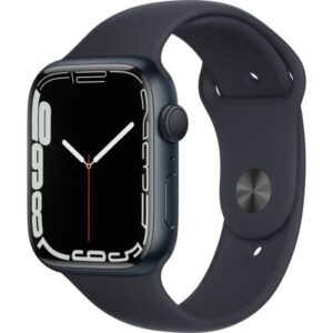 Apple Watch Series 7 GPS, 45mm Midnight Aluminium Case with Midnight Sport Band
