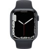 Apple Watch Series 7 GPS, 45mm Midnight Aluminium Case with Midnight Sport Band
