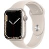 Apple Watch Series 7 GPS, 41mm Starlight Aluminium Case with Starlight Sport Band