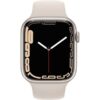 Apple Watch Series 7 GPS, 41mm Starlight Aluminium Case with Starlight Sport Band