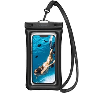 Spigen Aqua Shield Floating Universal Waterproof Phone Underwater Case Cover Ipx8 Pouch A610 Compatible With Mobiles Up To 6.9inches