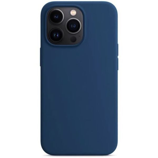 Protect Magsafe Silicon Case Blue With Screen Protector Phone 13 Pro Max
