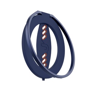 Remson Mag-X Phone Grip Finger Strap Magnetic Phone Kickstand with Silicone Strap Compatible for iPhone 14, 13 Pro/Max/Plus